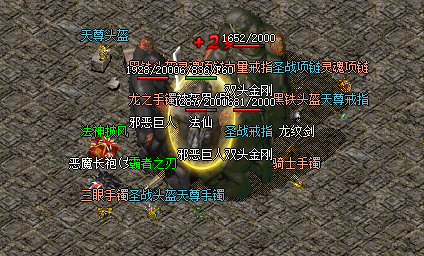 复古合击传奇私服同时击败巨人和双头金刚，可以获得哪些稀有装备